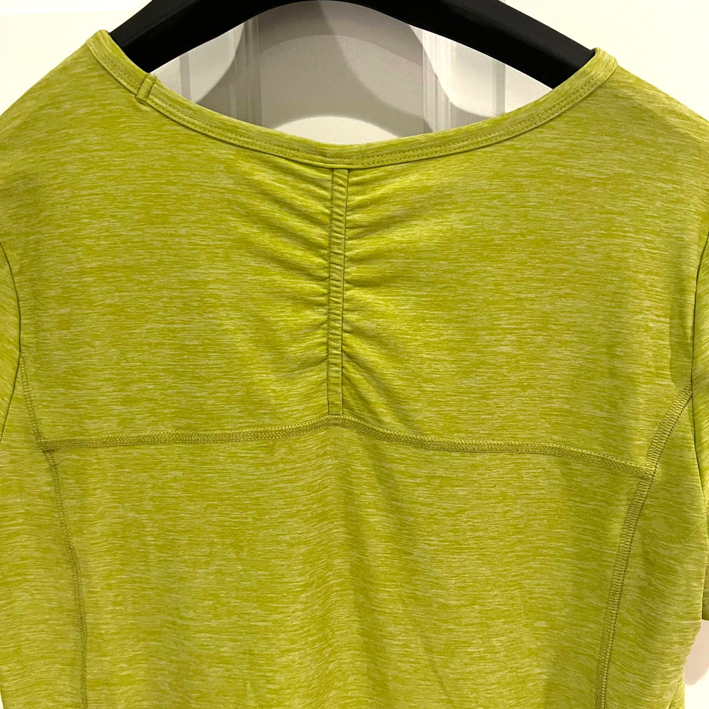 Duluth Trading Co Women’s Green Short Sleeve Side Zip Pocket Shirt Size Large - Picture 3 of 6
